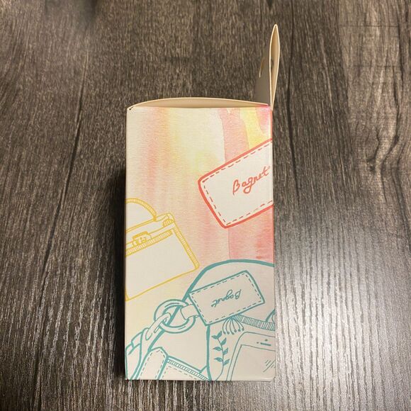 Bagnet Faux Leather Magnetic Bag Holder Rose Colored New in Box - Picture 5 of 7